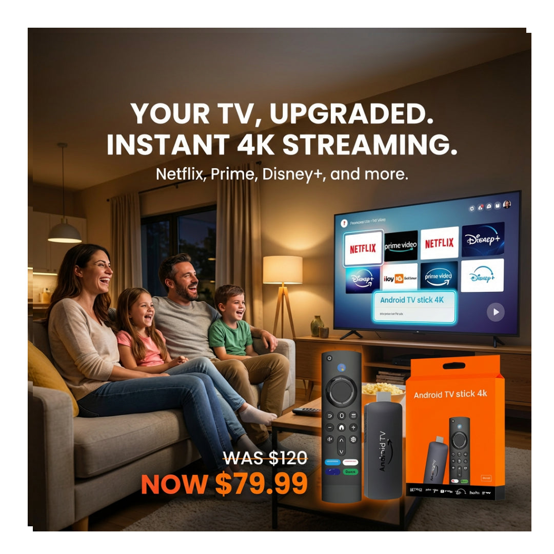 📺 Android TV Stick 4K – Turn Any TV into a Smart TV